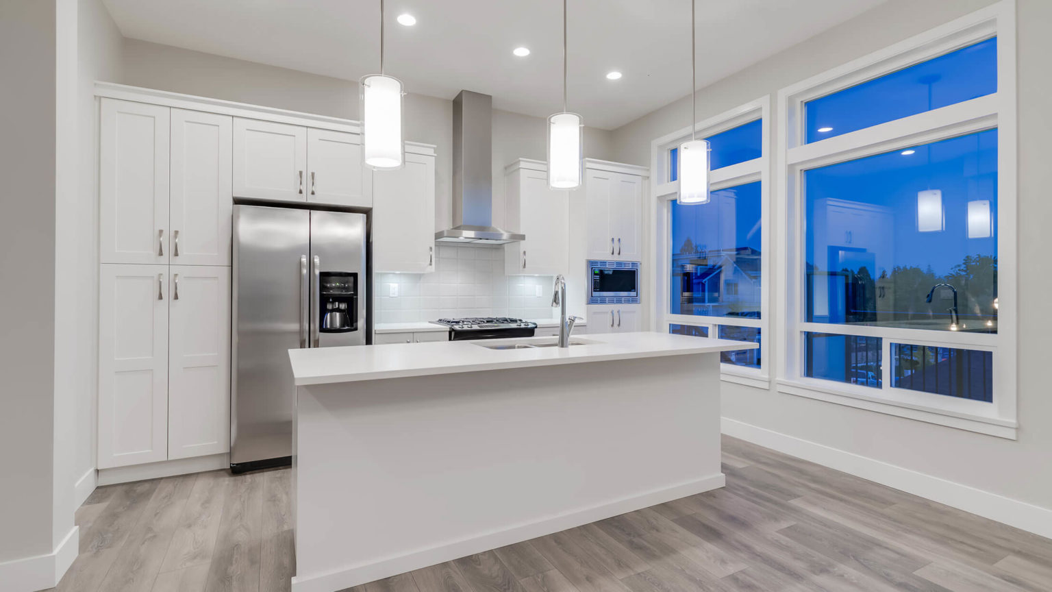Modern interior of a kitchen