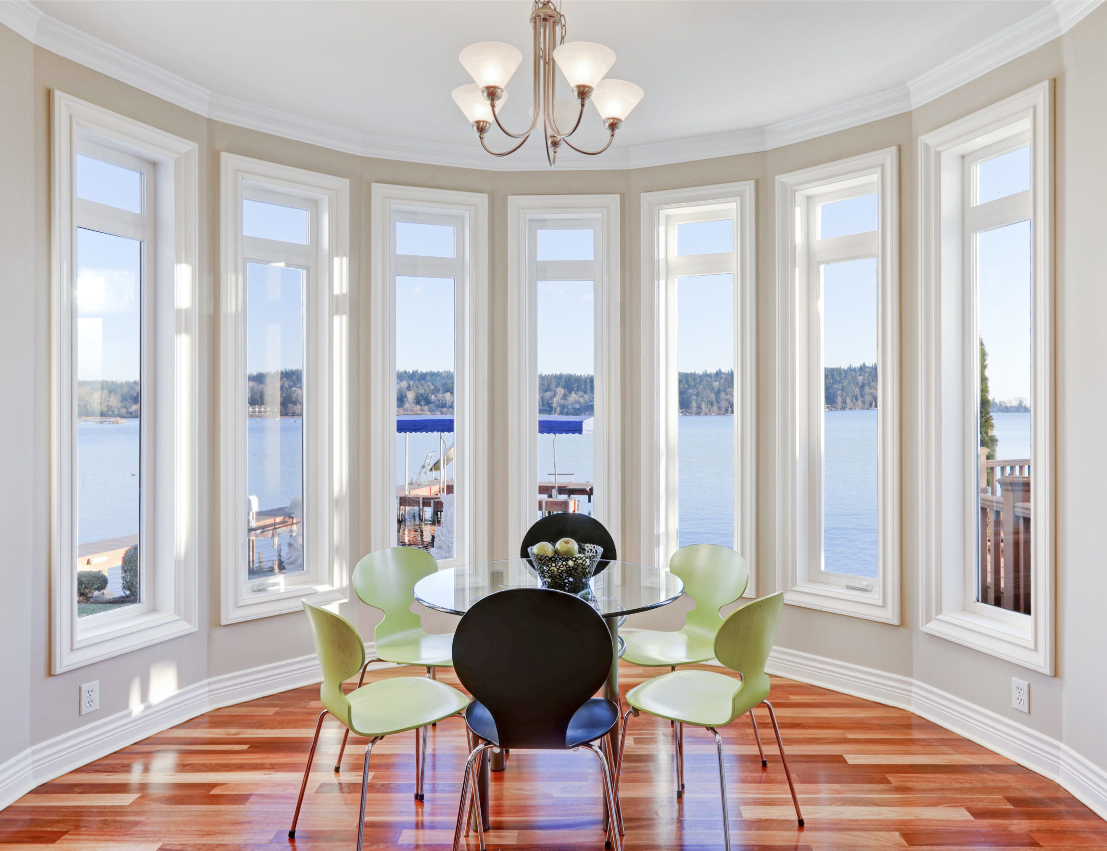 Modern Interior home as an example of the Elegance Series Windows